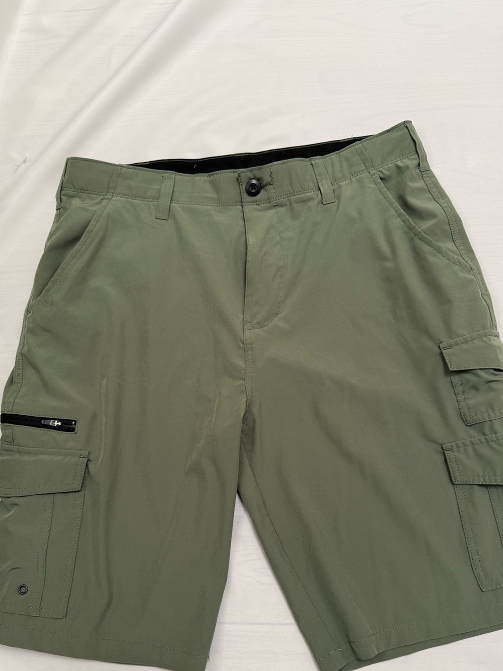 Men's Olive, grey , tobacco , Cargo Shorts - Lightweight Utility Style size 34